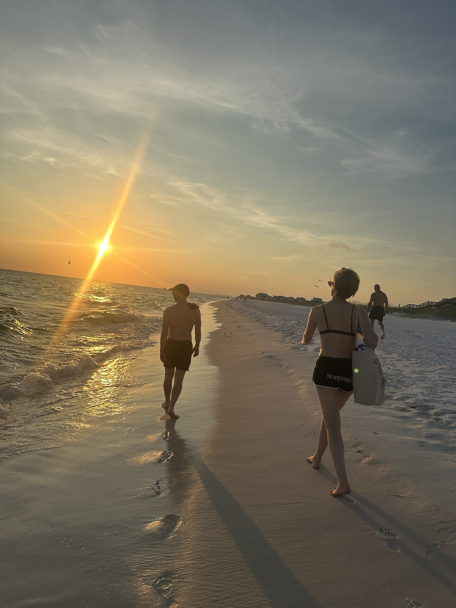 enjoying the beach with norma